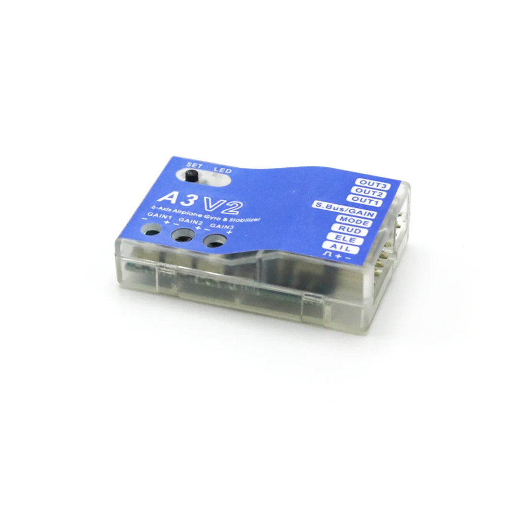 3-Achsen-Gyro A3 V2 Flugzeug-Flugcontroller-Stabilisator – Bild 6