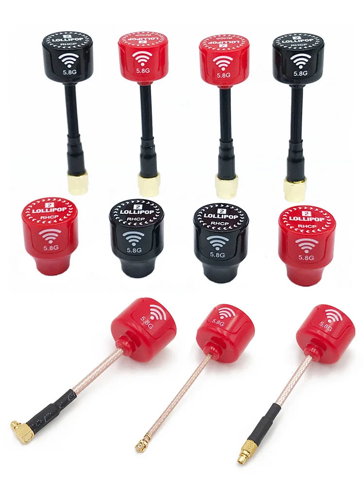 5,8 GHz Lollipop2 3dBi RHCP Antenne Richtungsgebunden Hochleistungs-FPV 5,8G Sender SMA/RP-SMA/MMCX/UFL