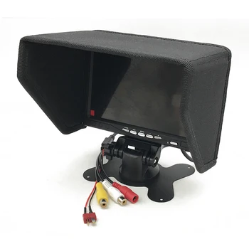 5,8G FPV Monitor Video Bildschirm 7 Zoll 1024x600 Farbe TFT LCD Display mit sonnenschutzes 500CCD/mm für RC