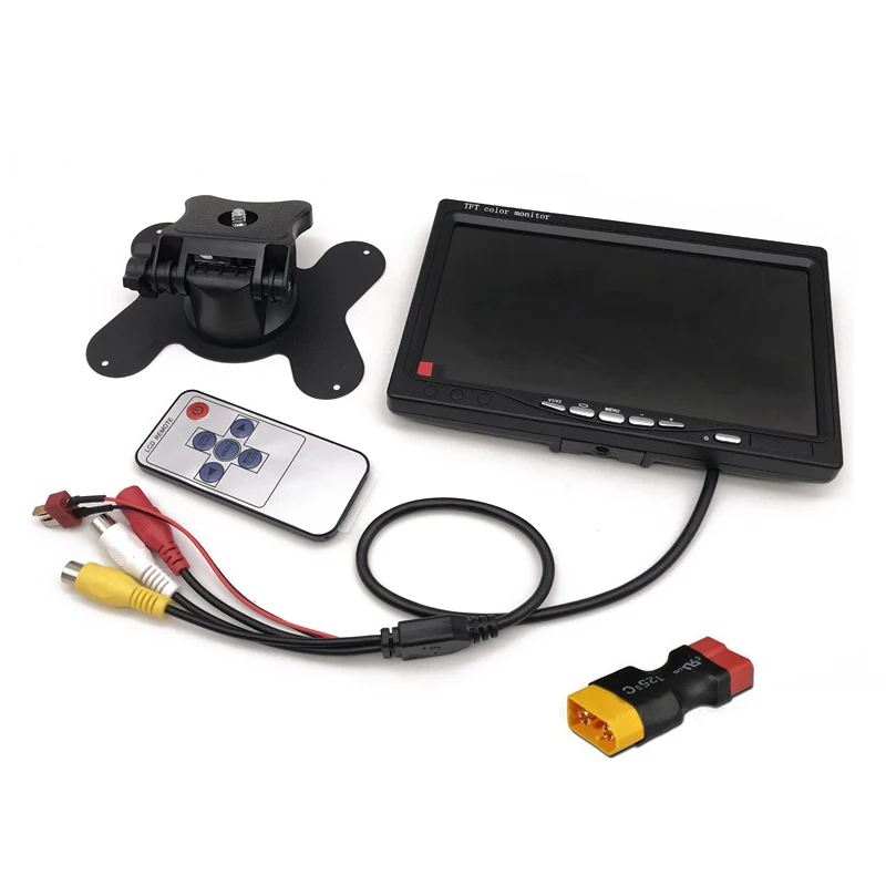 5,8G FPV Monitor Video Bildschirm 7 Zoll 1024x600 Farbe TFT LCD – Bild 2