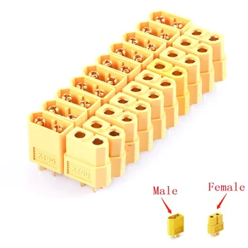 XT60 XT-60 Männlich Weiblich XT30 XT90 EC3 T-stecker Rundstecker Stecker Für RC Lipo Batterie xt60 (10 Stück)