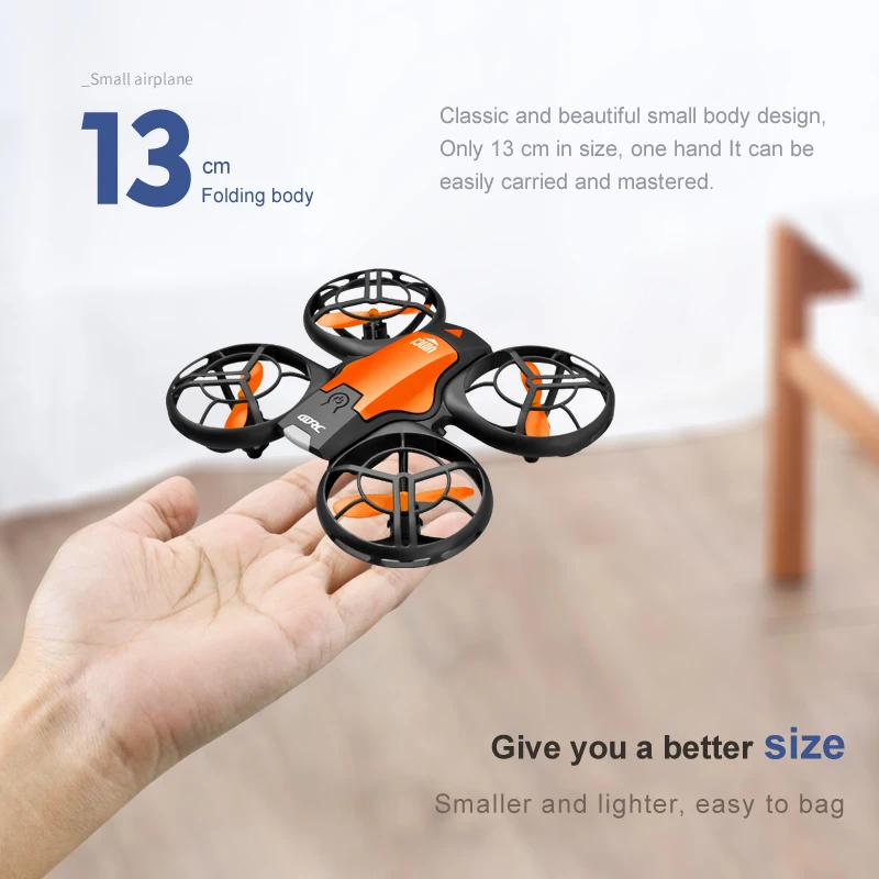 Mini-Drohne mit 4K HD-Kamera WiFi Fpv Quadcopter Luftdruckhöhe Halten – Bild 3