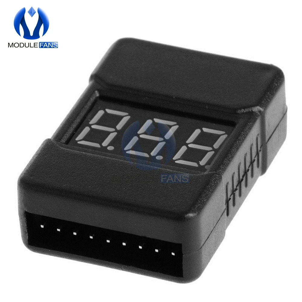 BX100 1-8S Lipo Li-Ion Batterie Spannung Tester Monitor Low-Spannung – Bild 4
