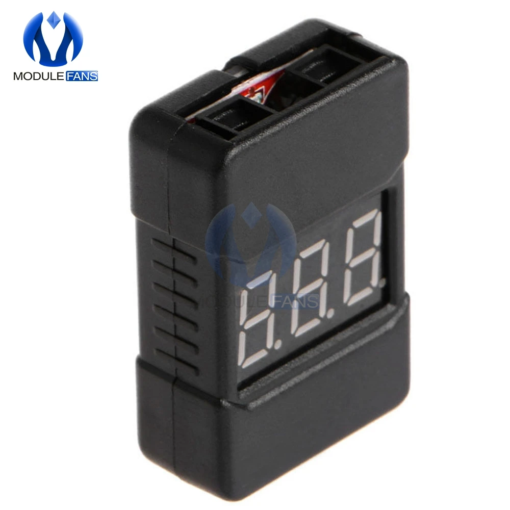 BX100 1-8S Lipo Li-Ion Batterie Spannung Tester Monitor Low-Spannung – Bild 5