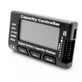 RC Cellmeter 7, digitaler Batteriekapazitätsprüfer, Controller-Tester, Spannungsprüfer für LiPo Life Li-Ion