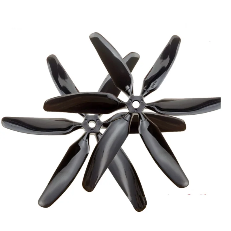 504060 5x4x6 6-Blatt Einfarbig CW CCW 5 zoll Propeller Klinge Für FPV Quadcopter Racing RC Drohnen (10 Stück)