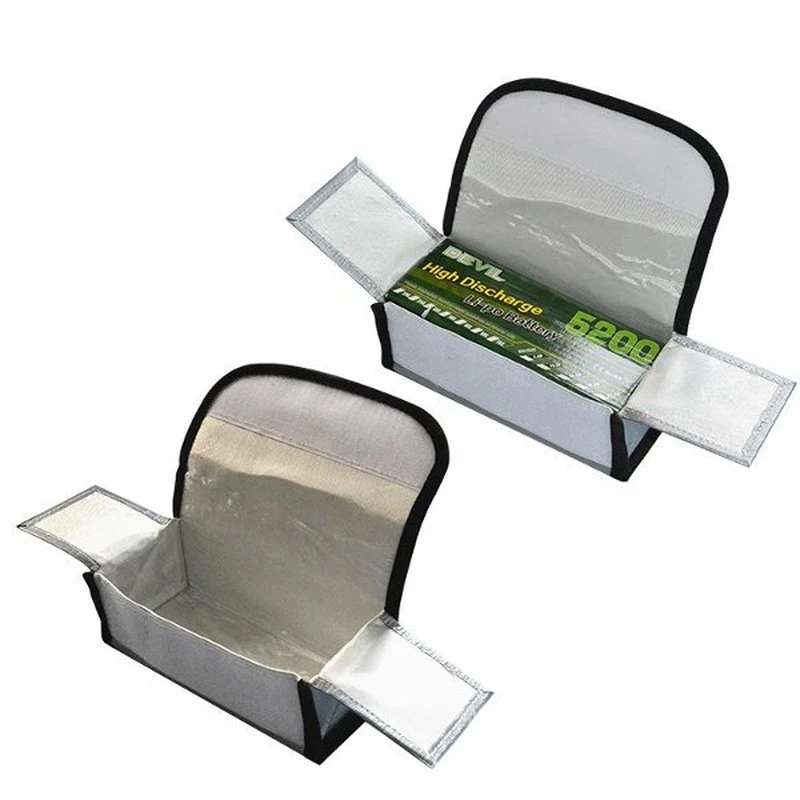 JDRC Lipo-Akku-Sicherheitstasche, 185 x 75 x 60 mm, Mini, wasserdicht – Bild 3