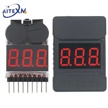 1-8S BBX1-8S 2IN1 Lipo Batterie Spannung Tester Niederspannung Summer Alarm Batterie Spannung Checker Dual