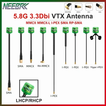 NEEBRC 5.8G 3.3Dbi FPV Antenne MING15 LHCP/RHCP VTX Antenne SMA RP-SMA MMCX I-PEX für RC Freestyle FPV Racing