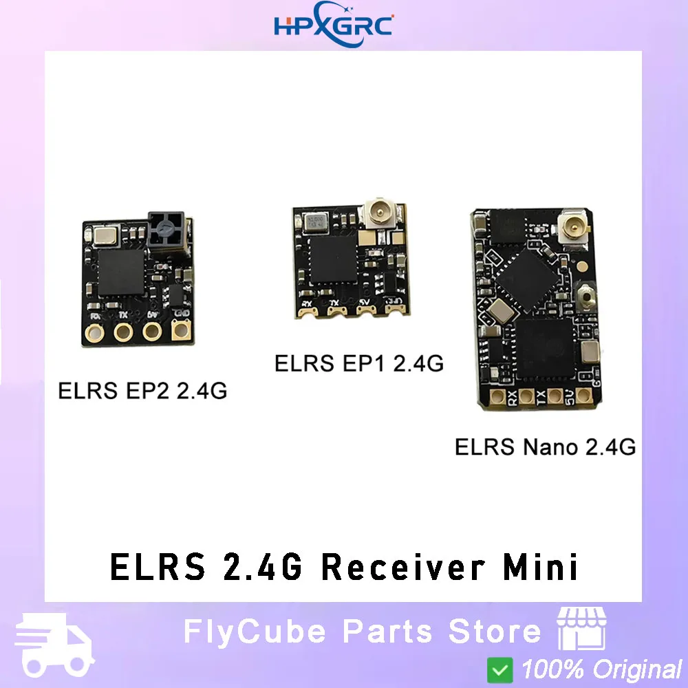 HPXGRC ELRS 2.4G Mini-Empfänger ExpressLRS RX Nano 2400RX EP1 EP2, Langstrecken-Hochleistungsempfänger