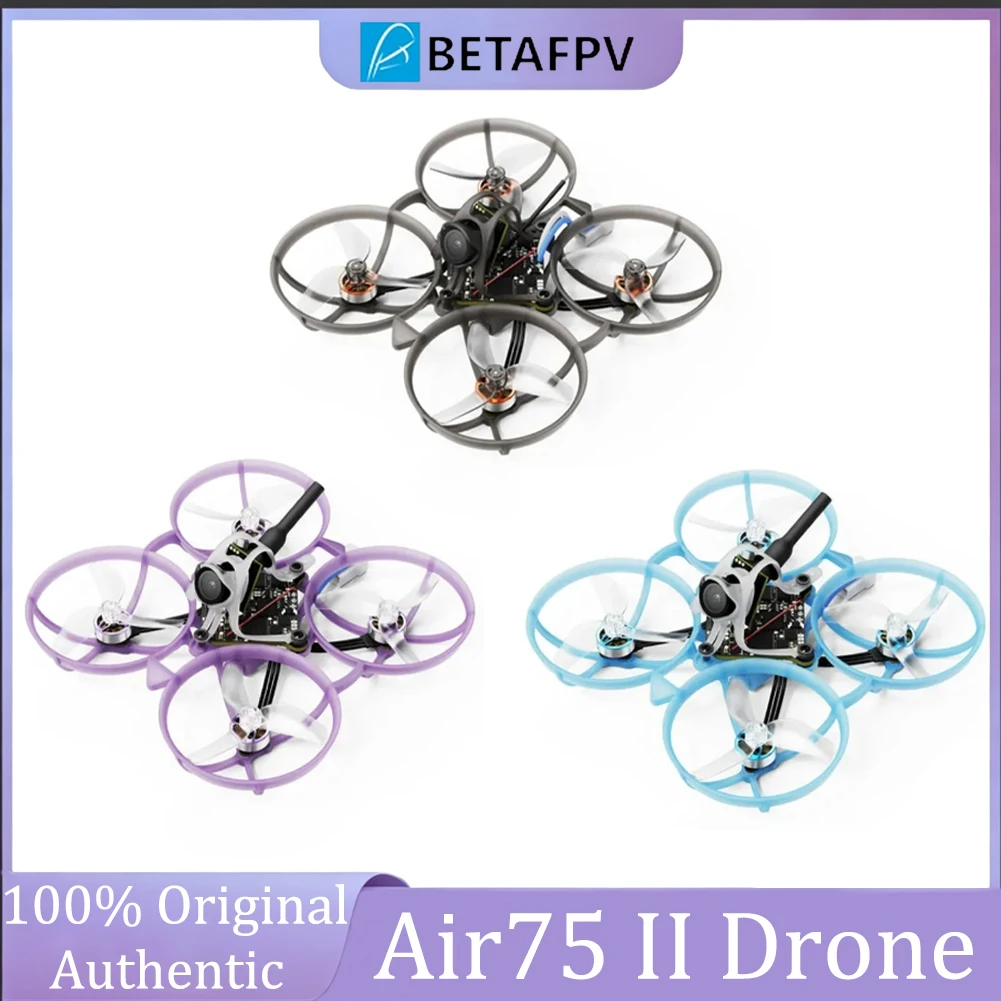BETAFPV Air75 II Drohne, 75mm Tiny Whoop Quadcopter, Indoor FPV Racing Drohne, Bürstenloser Freestyle