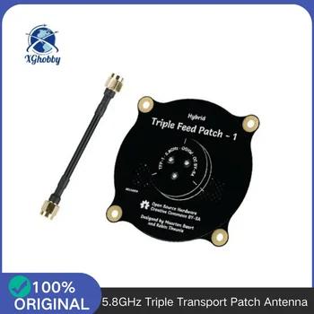 5,8GHz Triple-Feed-Patch-Antenne SMA RP-SMA für FPV-Brillen, Richtungsantenne LHCP RHCP für Fatshark Skyzone