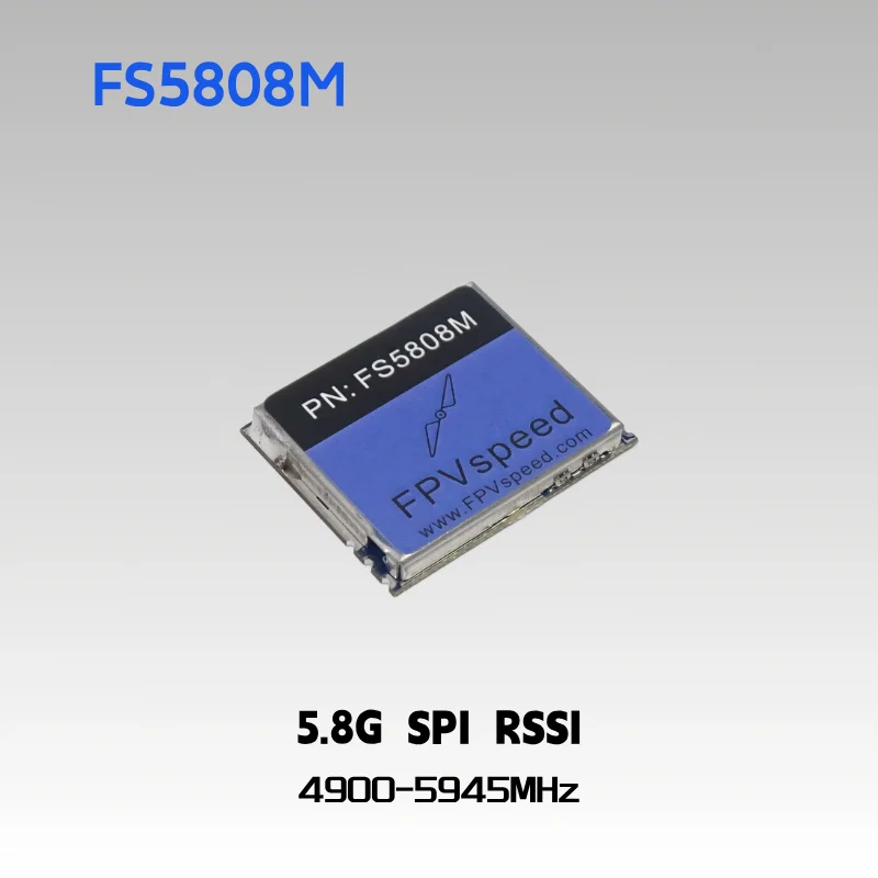 RX5808 VRX 5,8 GHz FPVspeed FS5808M 5,8 G 8CH FPV-Modul Breitband-FM-Audio-/Video-Empfänger, integriertes PLL