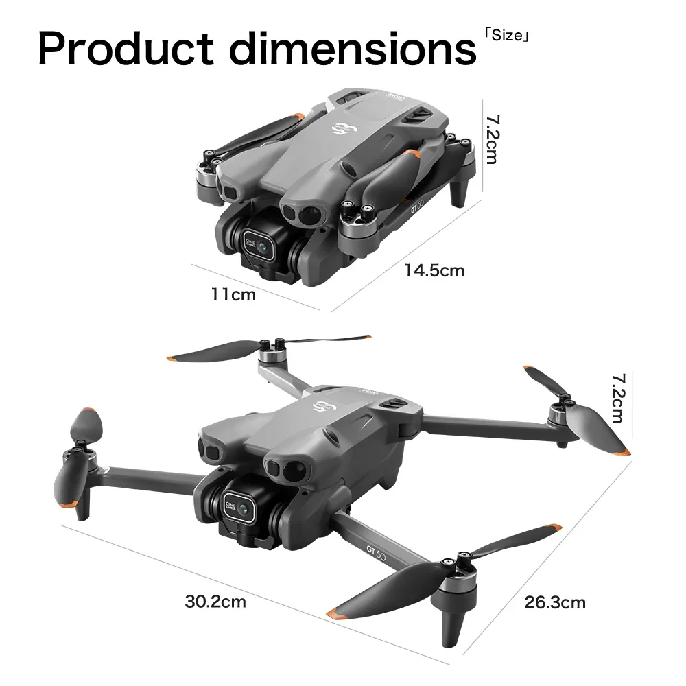 GT50 4K// FPV-Drohne mit Dual-HD-Kamera - Bürstenloser Motor – Bild 6