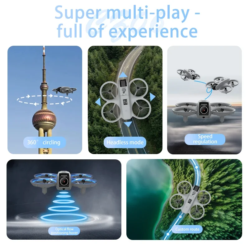 CZ06 Mini RC Quadcopter Drohne - 480P HD Dual-Kamera – Bild 5