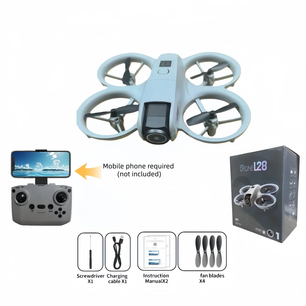 Intelligente RC-Drohne mit Ein-Tasten-Startfunktion, 4K-Ultra-HD-Kamera, langer Akku | Fliegendes Spielzeug