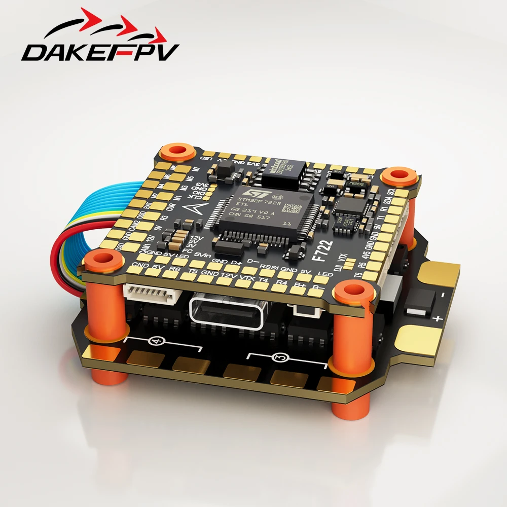 DAKEFPV F722 60A Stack ICM42688P F722 Flight Controller BLHELI_S 60A – Bild 4