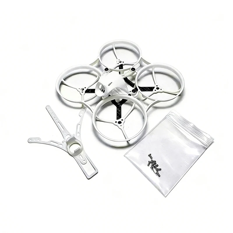 1S FPV Whoop NewBeeDrone LiteAF 75mm Racing Frame Kit Kohlefaser-Chassis Verstärkte Bodenplatte