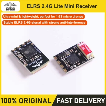 GreatMountain GMRC ELRS 2.4G Lite Empfänger Ultra-Mini ExpressLRS 2.4GHz RX für 1-2S Kleine FPV-Drohnen