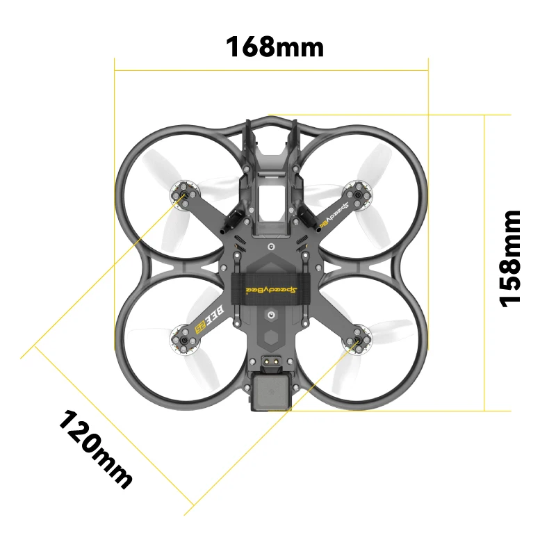 Speedybee Bee 25 Power 2,5 Zoll FPV Cinewhoop Drohnenspielzeug – Bild 5