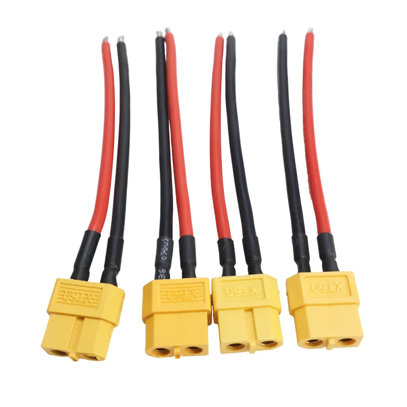 XT60 Batterie männlich weiblich Stecker - 10 cm 14AWG (4 Stück) – Bild 4