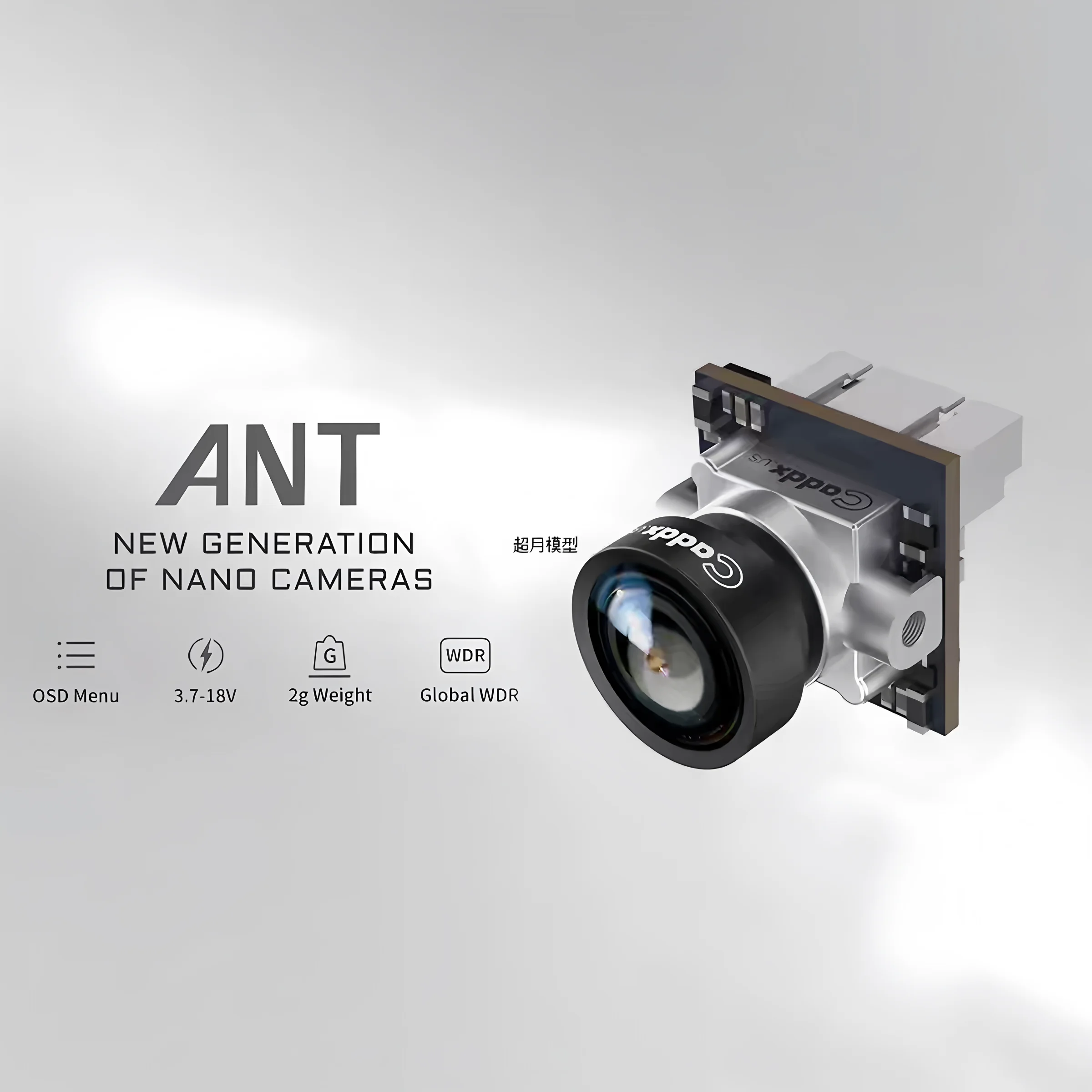CADDX ANT Nano 1200TVL Global WDR OSD 1,8mm Ultraleichte Kamera 16:9 – Bild 5