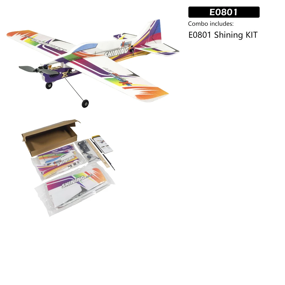 EPP-Schaum 3D RC Flugzeug Modell Glänzende Innen/Außen F3P 980mm Spannweite Fernbedienung Flugzeug Elektrische