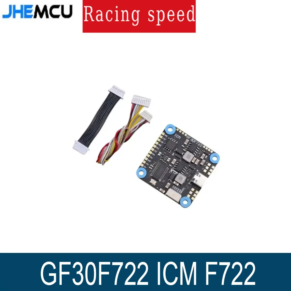JHEMCU GF30F722 ICM F722 Flight Controller mit Barometer OSD 5V 10V Dual BEC 3 8S 30 5x30 5mm für FPV