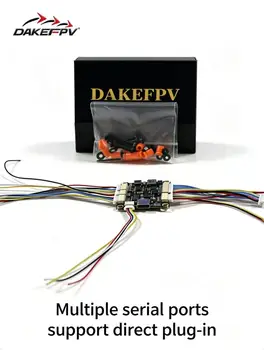DAKEFPV H743 Pro Flugcontroller Bluejay 4-in-1 55A ESC 3-6S Lipo Stack/Flytower für FPV Racing Drohne