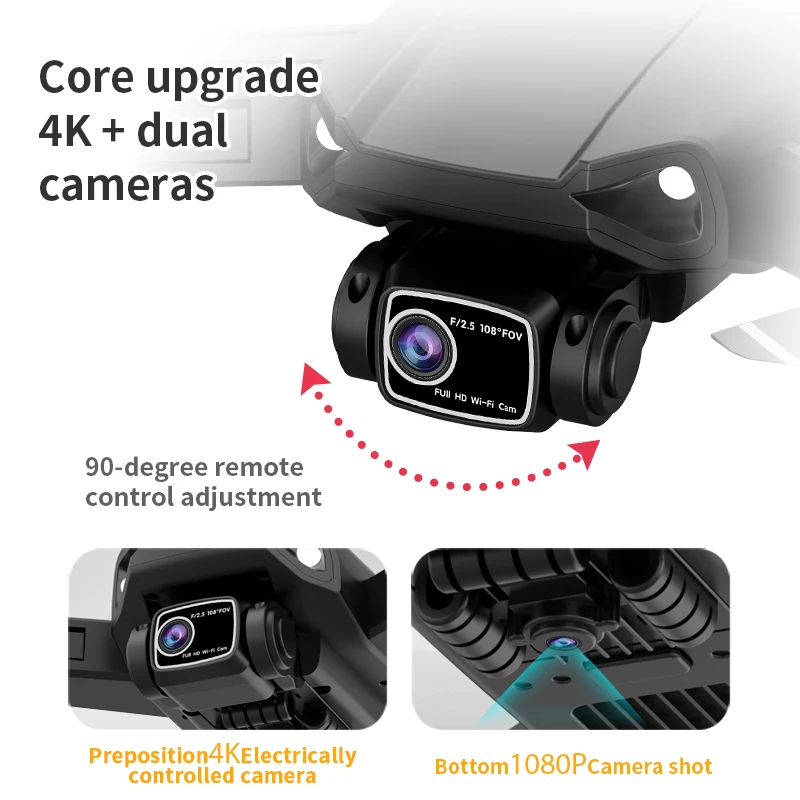 L900 Plus GPS-Drohne 4K Professionell 5G HD Dual-Kamera Fotografie – Bild 3