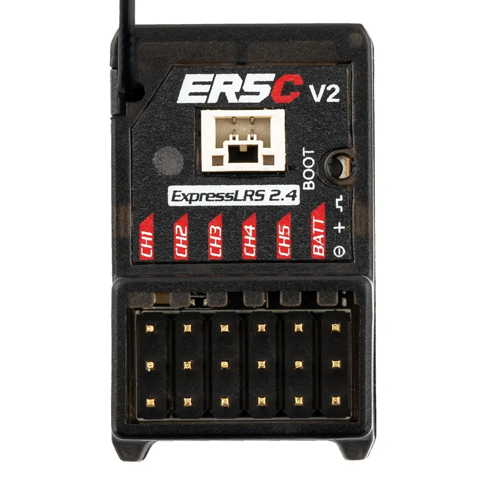 RadioMaster ER5C V2 2,4GHz ELRS PWM-Empfänger für Oberflächen- und Marine-RC-Anwendungen