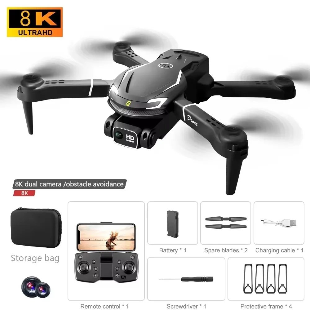 2026 V88 Drohne 8K 5G Professionelle HD Dual Kamera Luftaufnahmen Fernbedienung Flugzeug Quadcopter Spielzeug
