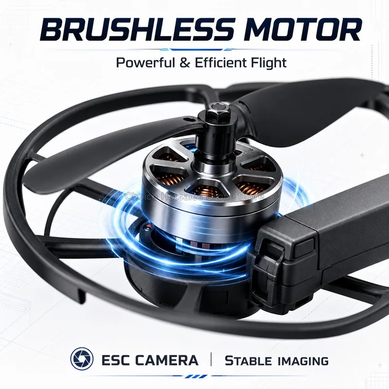 VR Große Drohnen 4K HD Weitwinkelkamera WiFi FPV RC Helikopter – Bild 3
