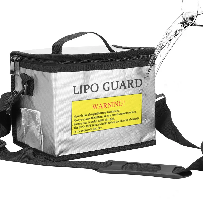Lipo-Batterie-sichere Tasche, 215 x 145 x 165 mm, feuerfeste – Bild 5