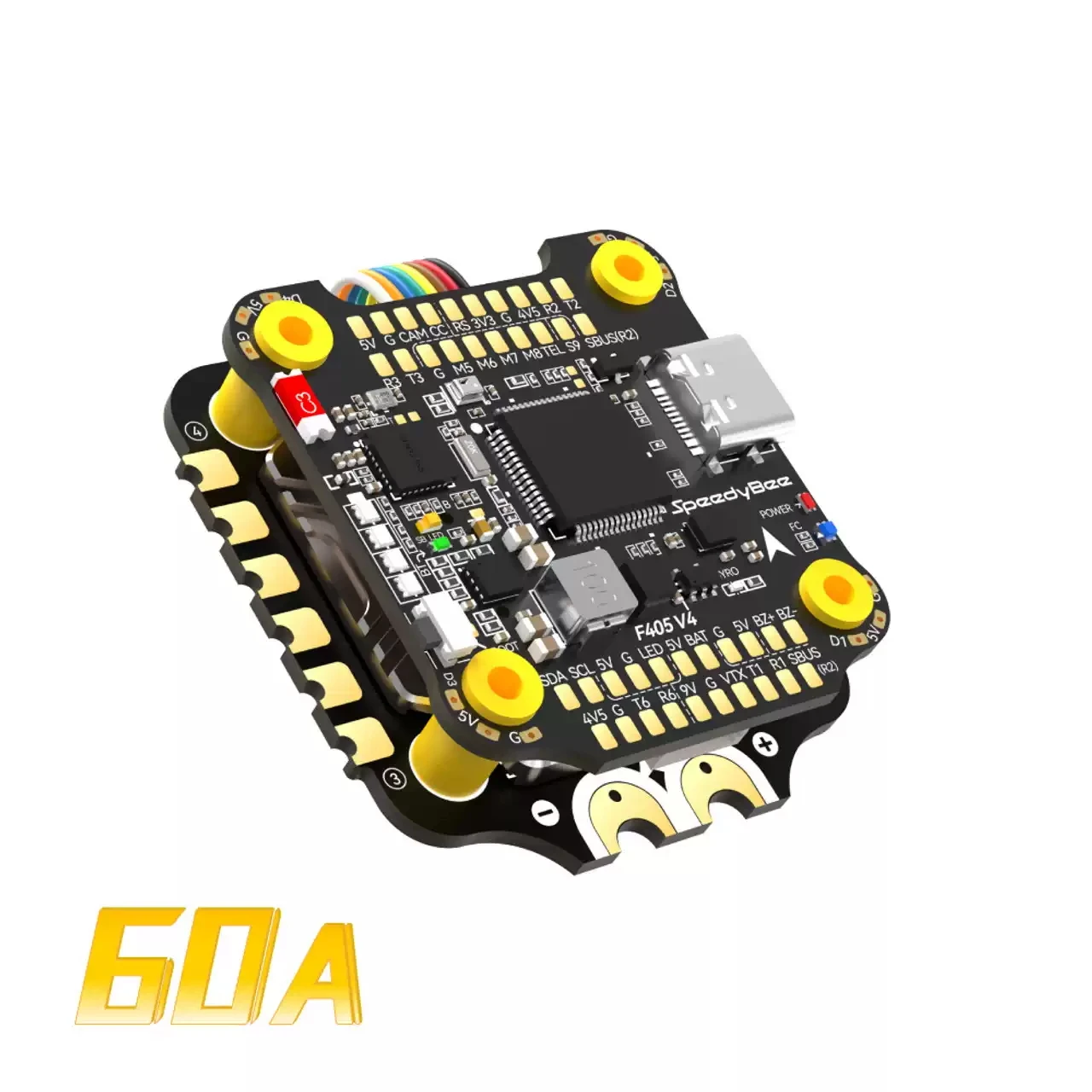 SpeedyBee F405 V4 Stack BLS 60A 4in1 ESC 30x30 Flugcontroller Bluetooth Wireless Betaflight INAV 3-6S FPV