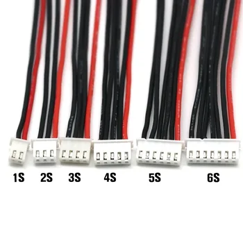 1S 2S 3S 4S 5S 6S 7S 22AWG 100mm JST-XH IMAX B6 Lipo Batterie Balance Ladegerät Kabel Stecker Draht