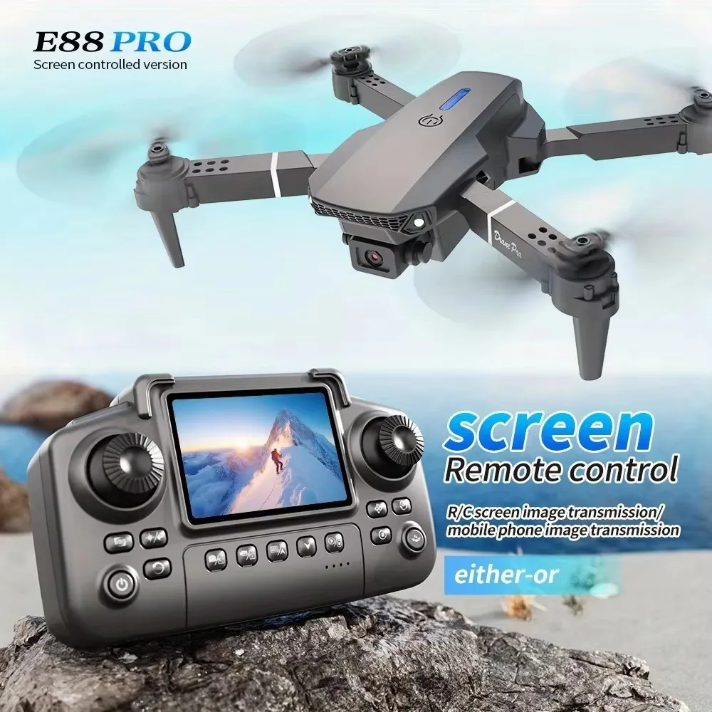 E88 Mini RC Drohne mit Kamera, WiFi FPV, Faltbarer Quadcopter – Bild 3