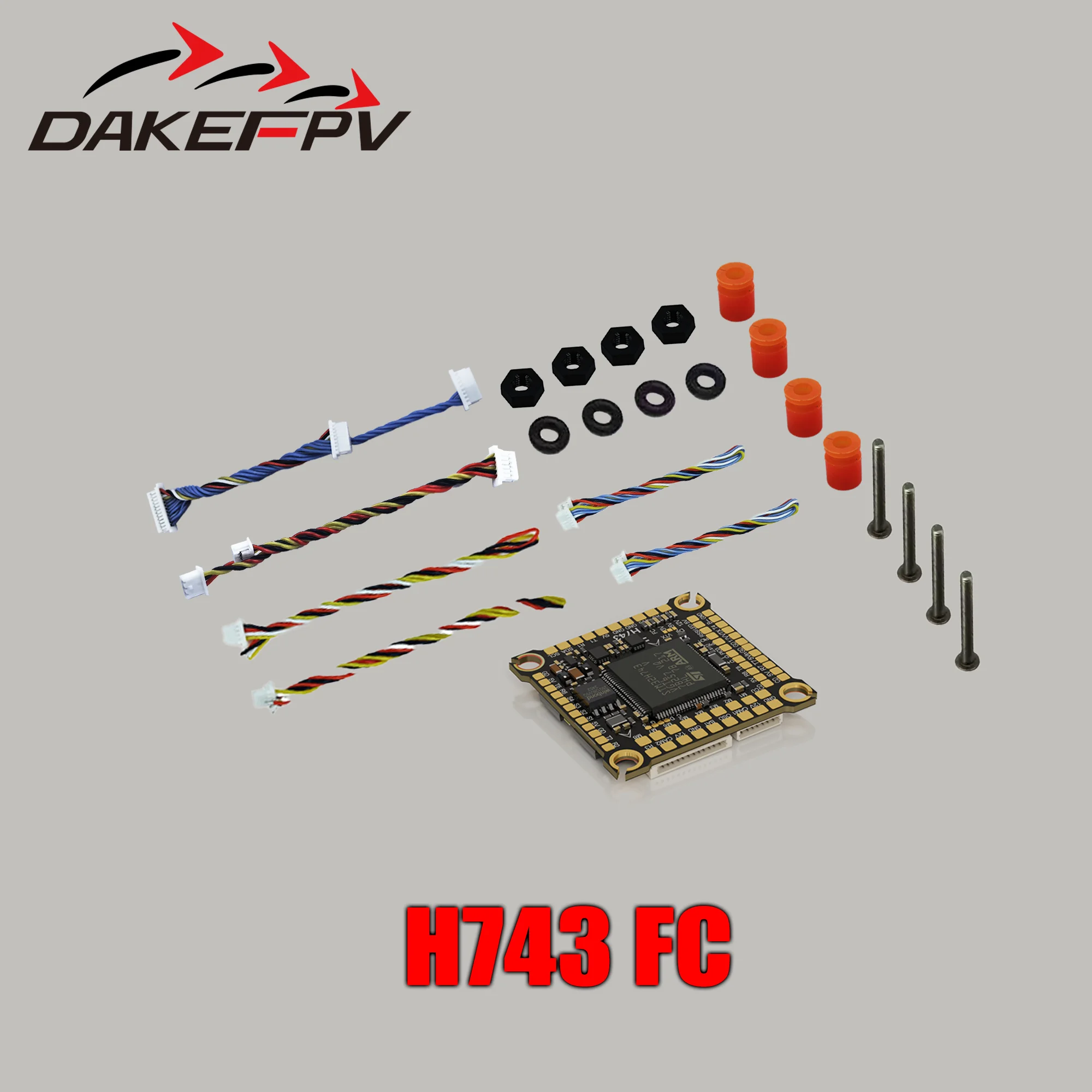 DAKEFPV H743 Flight Controller und ESC-Kombination für FPV-Drohne, Betaflight H7FC und 4in1 70A ESC