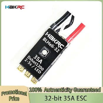 HAKRC 35A BLHeli_32 Dshot1200 2-5S Bürstenloser ESC mit LED für RC FPV Racing Drohne RC-Teile