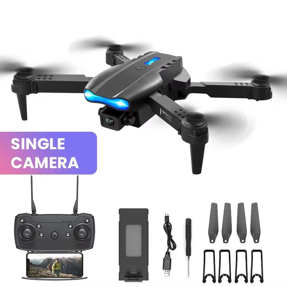 Faltbare 4K HD Weitwinkel-Kameradrohne | WIFI-Höhenhaltungs-RC-Quadcopter für Luftaufnahmen