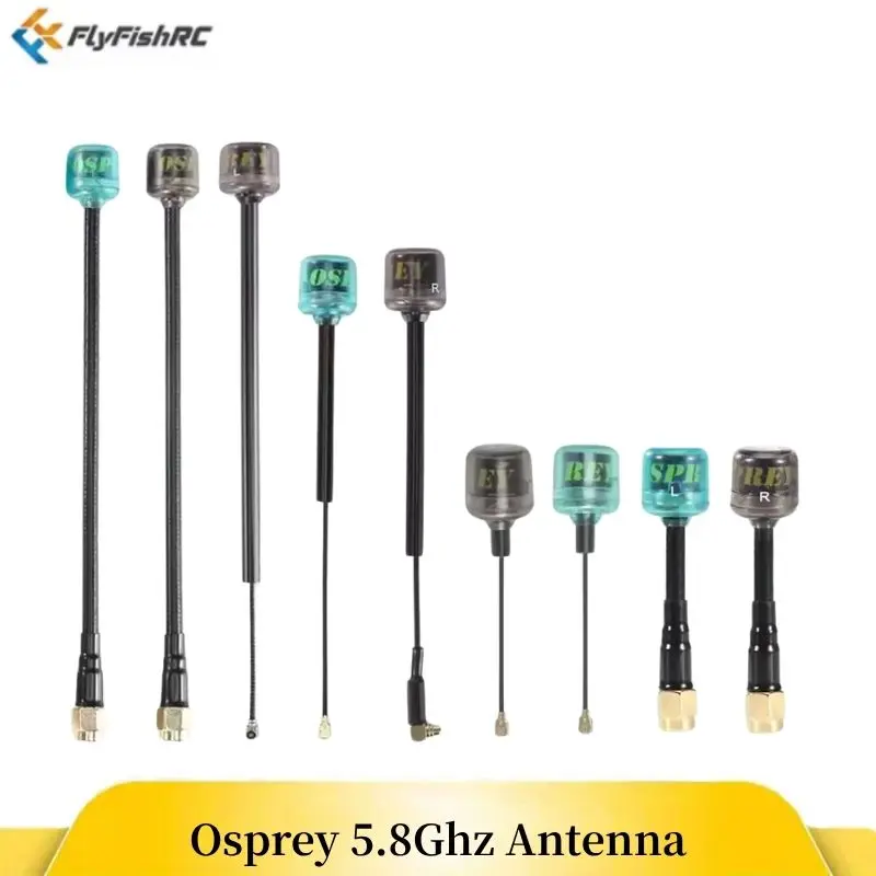 FlyFishRC Osprey 5,8 GHz Antenne SMA RPSMA UFL MMCX LHCP/RHCP Antenne für RC FPV Freestyle Racing Drone