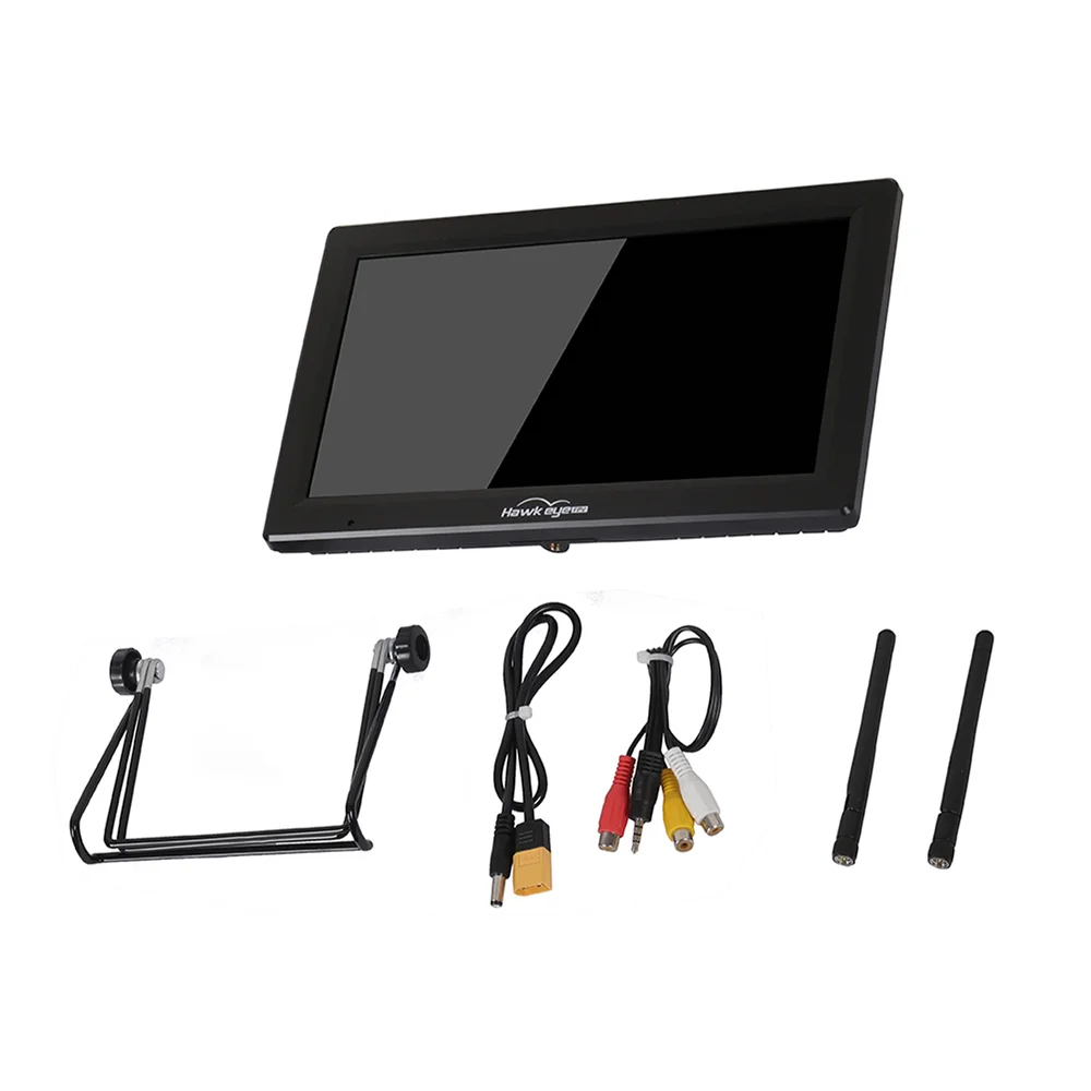 Hawkeye Little Pilot Captain X 10,2 Zoll 1024 x 600 LED 104-Kanal 4,9 G 5,8 G 6 G FPV-Monitor Dual-Empfänger