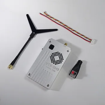 VTX-SH9 1,2 GHz 1,3 GHz 10 W VTX 8CH FPV-Geschwindigkeit 1080 ~ 1360 MHz Drahtloser analoger Videosender Ultra