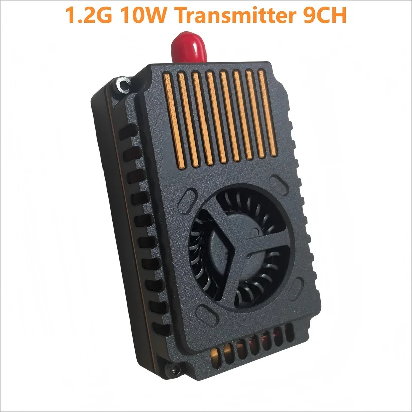 1,2 GHz 10 W Long FPV VTX Analoger Videosender 9CH (1080 MHz-1360 MHz) VTX 1,2 G 10 W