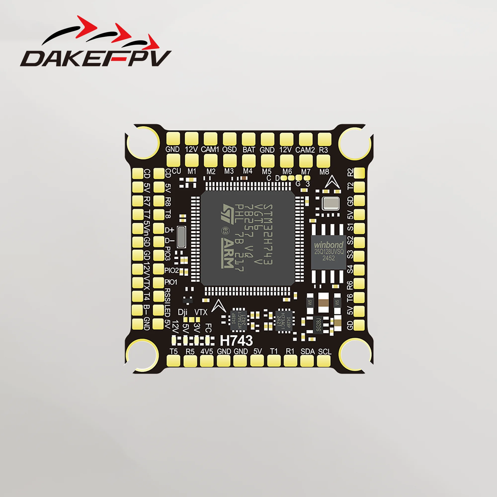 DAKEFPV H743 Flight Controller und ESC-Kombination für FPV-Drohne – Bild 5