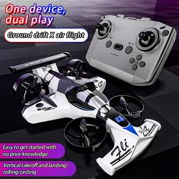 Land Air Dual RC Quadcopter & RC Drift Car 2-IN-1 Fernbedienung Flugzeug Drohnen One Key Take Off
