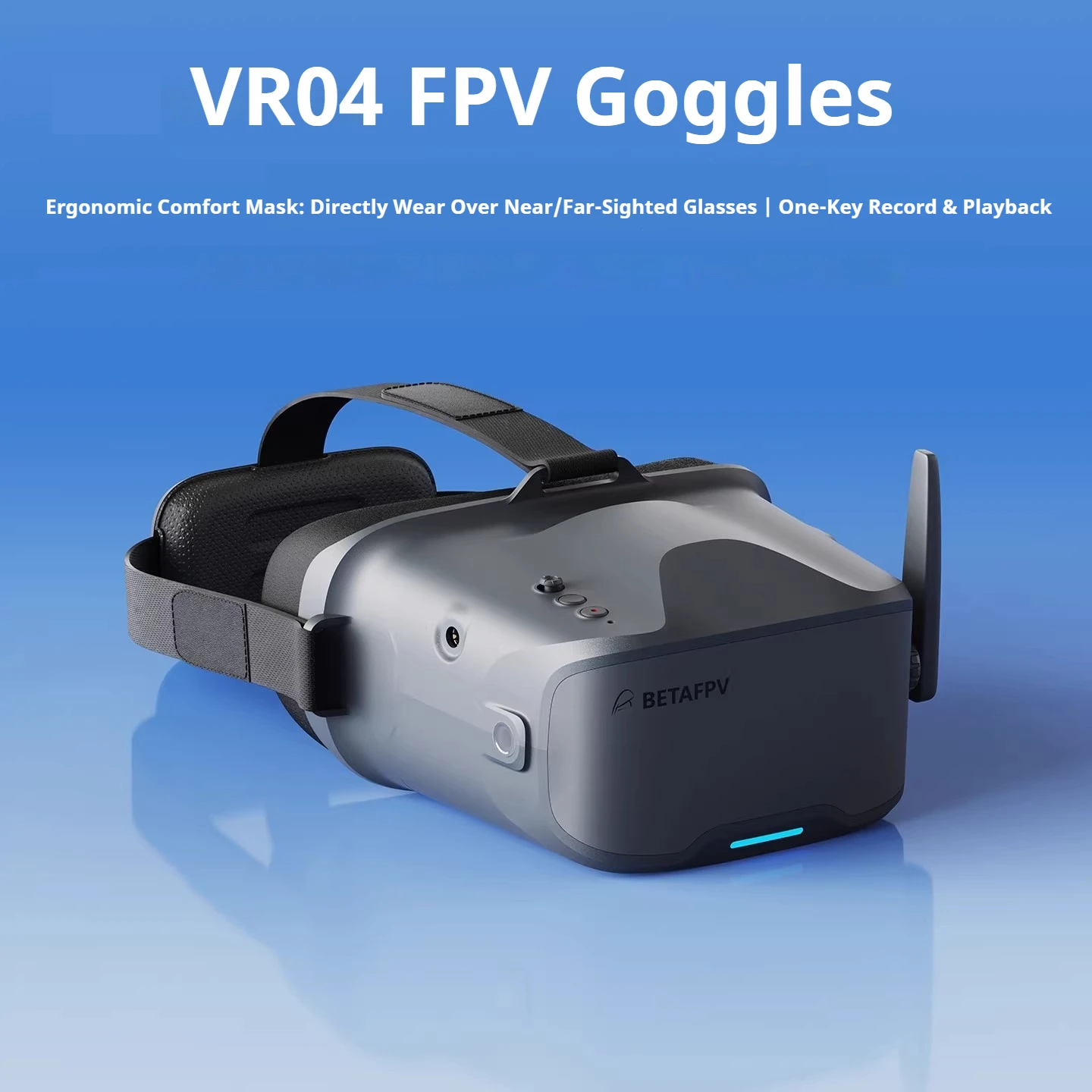 BETAFPV VR04 FPV-Brille Analog-Version für Aquila20 Drohne 4,5" LCD 1080P HD Videobrille für immersives