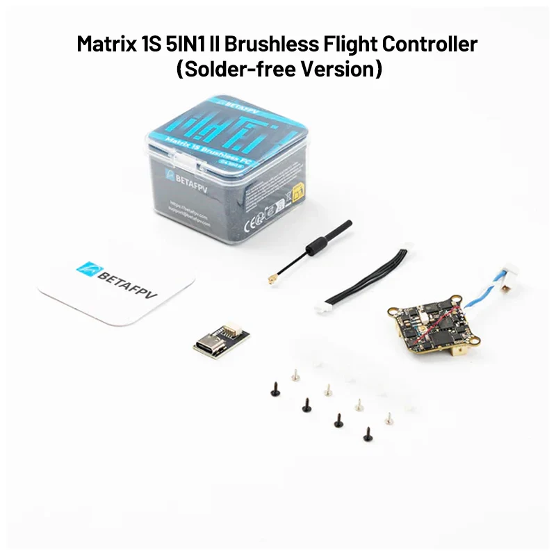 BETAFPV Matrix 1S Brushless 5in1 II AIO Flugcontroller 12A ESC für Air65 II/ Air75 II/ Meteor65 Pro/ Meteor75