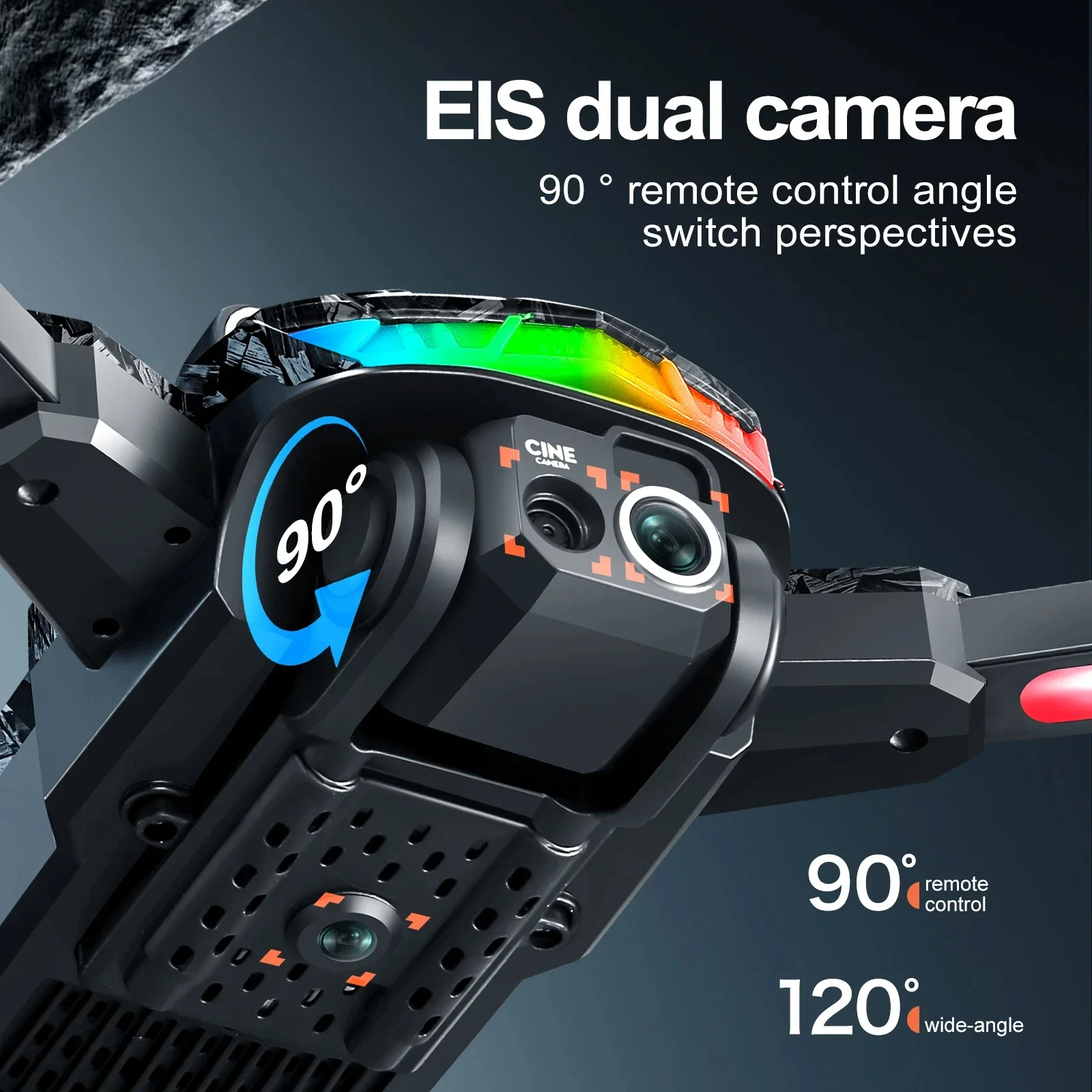 Professionelle 4K Drohne S160 HD Dual Kamera FPV WIFI Flugzeug – Bild 4