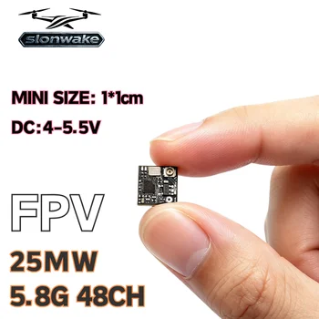 SLONWAKE 5.8GHz 48CH FPV Mini VTX 25mW Bild-Video-Sender 1S 25mW RC FPV Drohne Multicopter Quadcopter